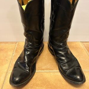 Lucchese man 9.5 classic Roper cowboy boots USA